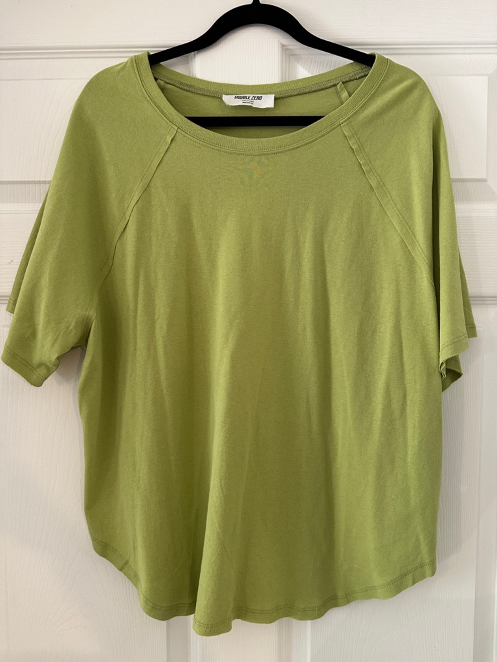 Double Zero Light Olive Short Sleeve Women's Tee